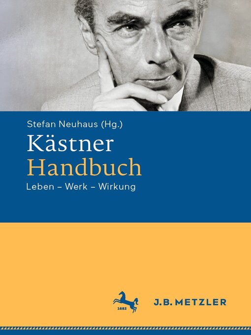 Title details for Kästner-Handbuch by Stefan Neuhaus - Available